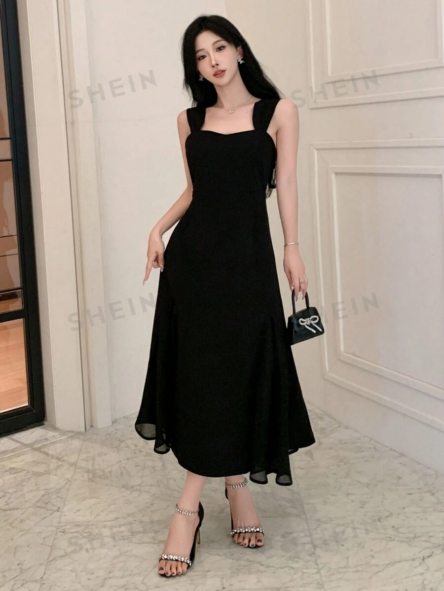 Joudiya Vestido elegante, encantador y gracioso sin espalda para baile de graduación, vestido elegante para el sol