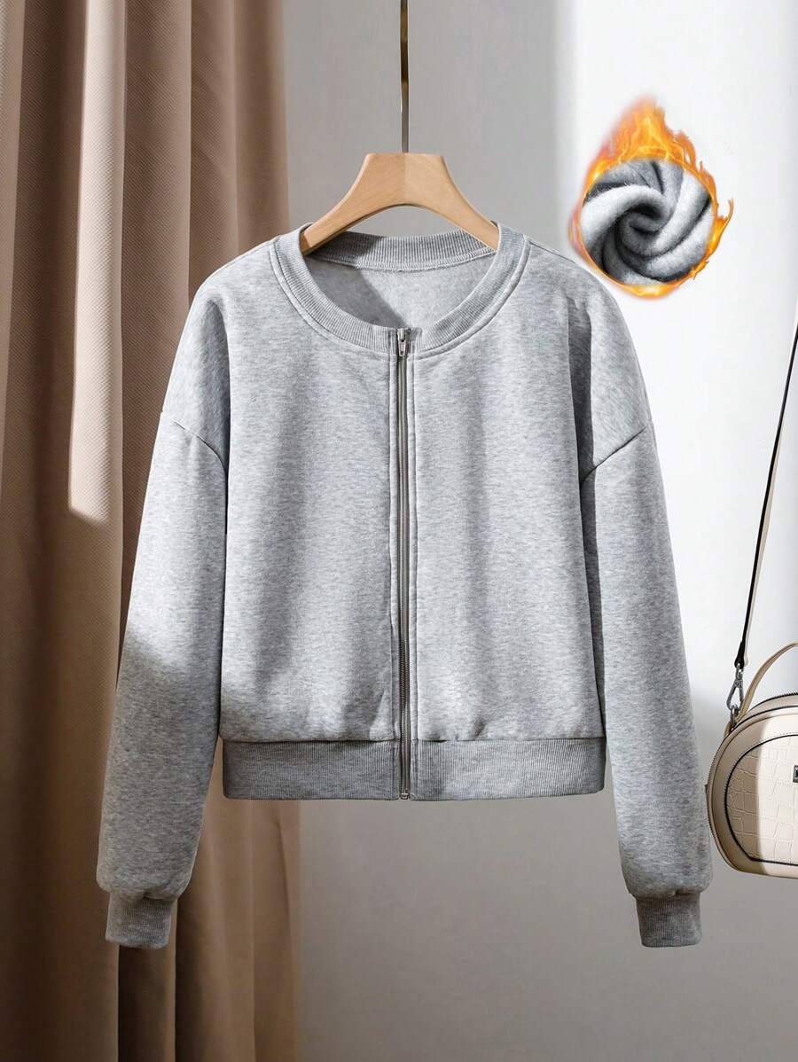 Chiquease Retro Casual Chic Thermal Lined Jacket