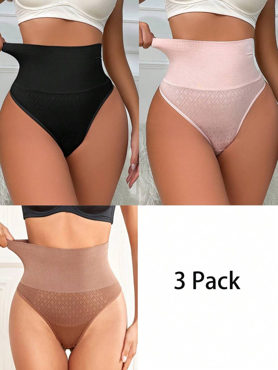3 piezas/Paquete Ropa moldeadora sin costuras para mujeres