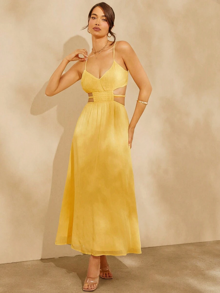 SHEIN Unity Side Cut Out Maxi Summer Dress