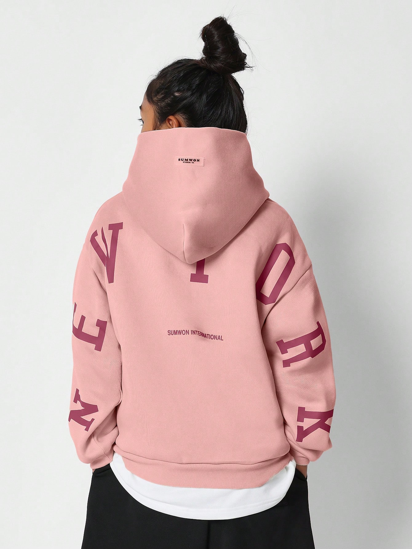 Varsity Letter Oversized Streetwear Sweatshirt｜Sumwon