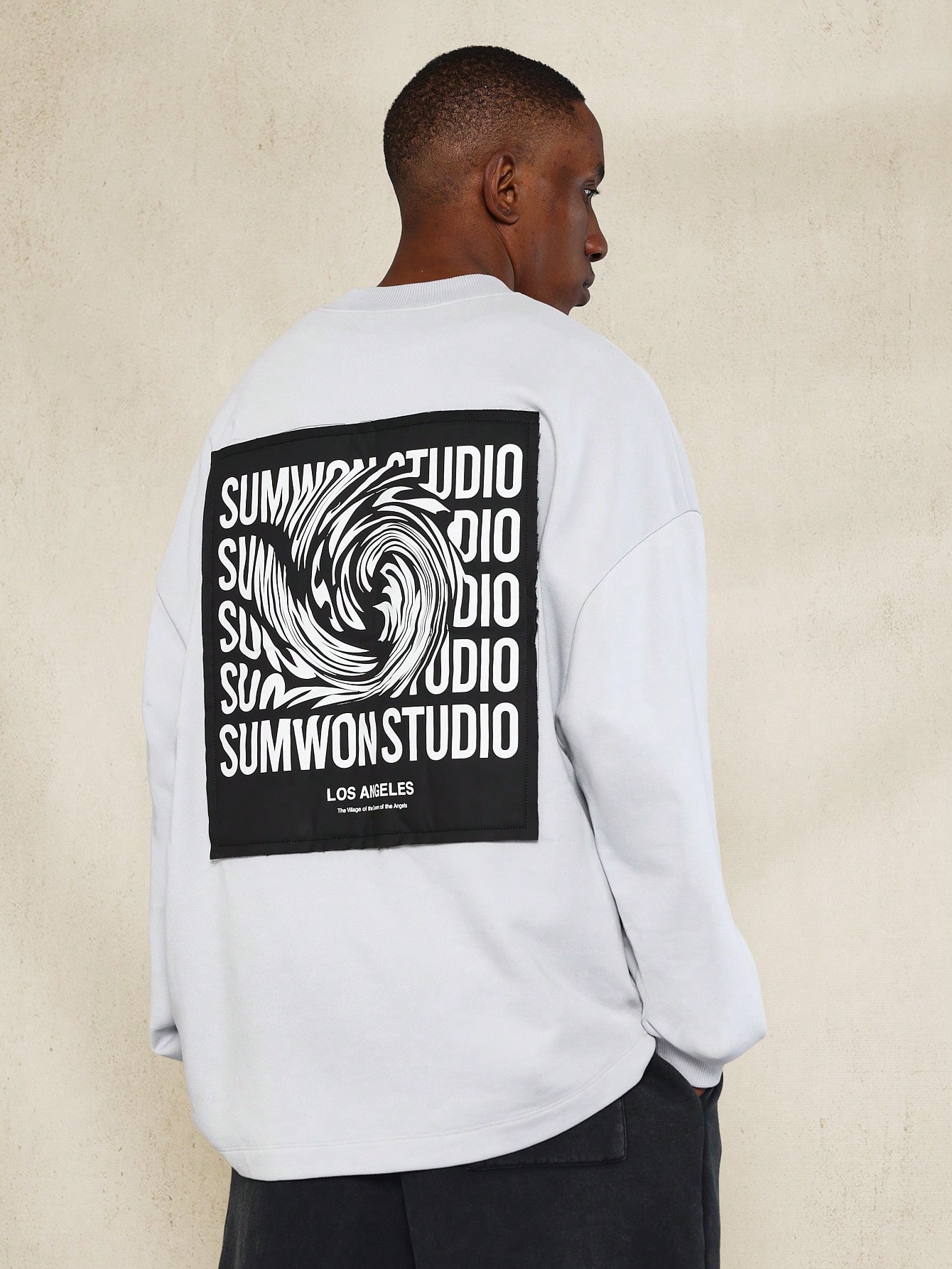 Oversized Urban Streetwear Graphic Print Sweatshirt｜Sumwon