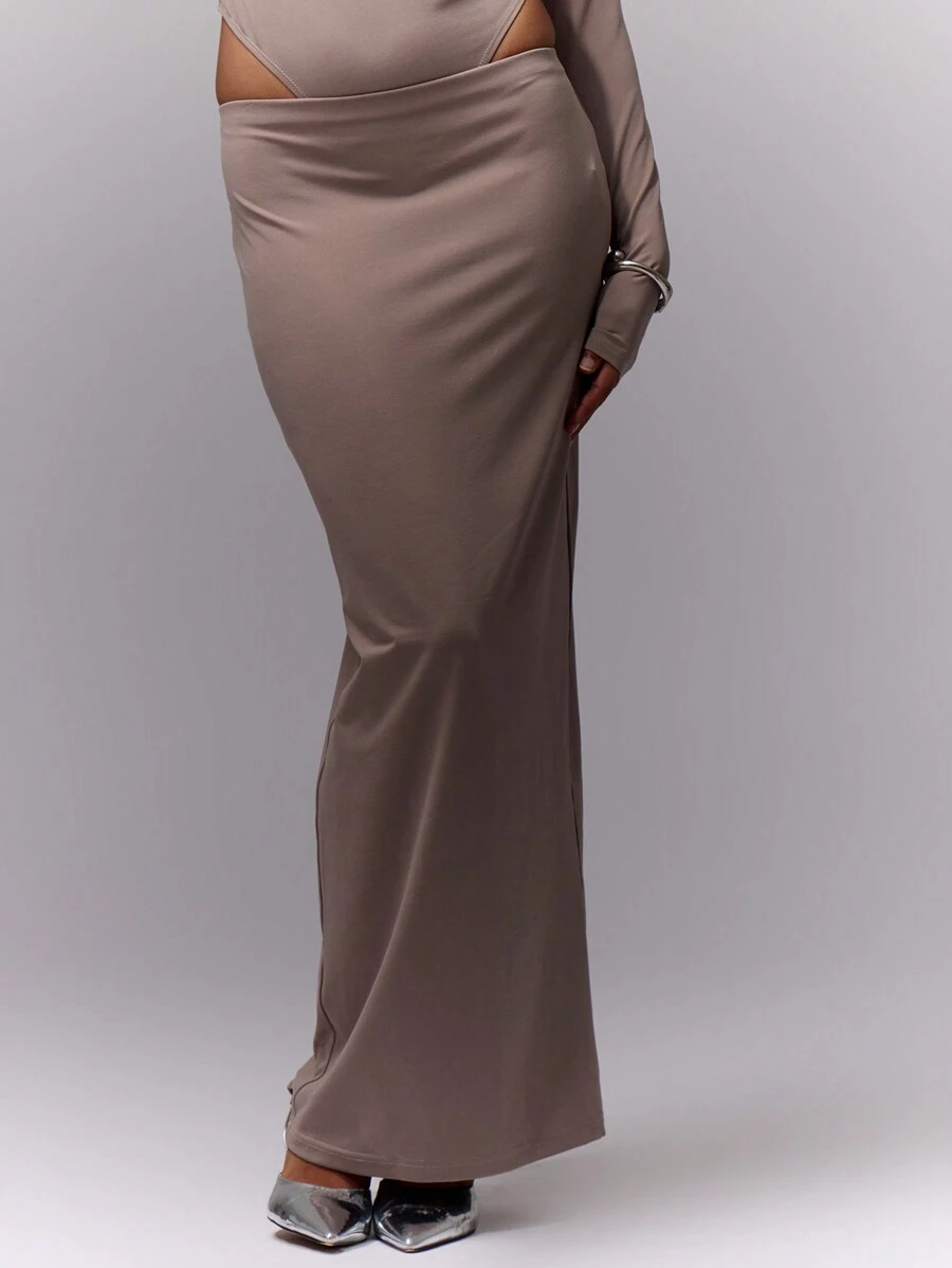 MUSERA Fitted Maxi Skirt Elegant Spring Summer Sexy