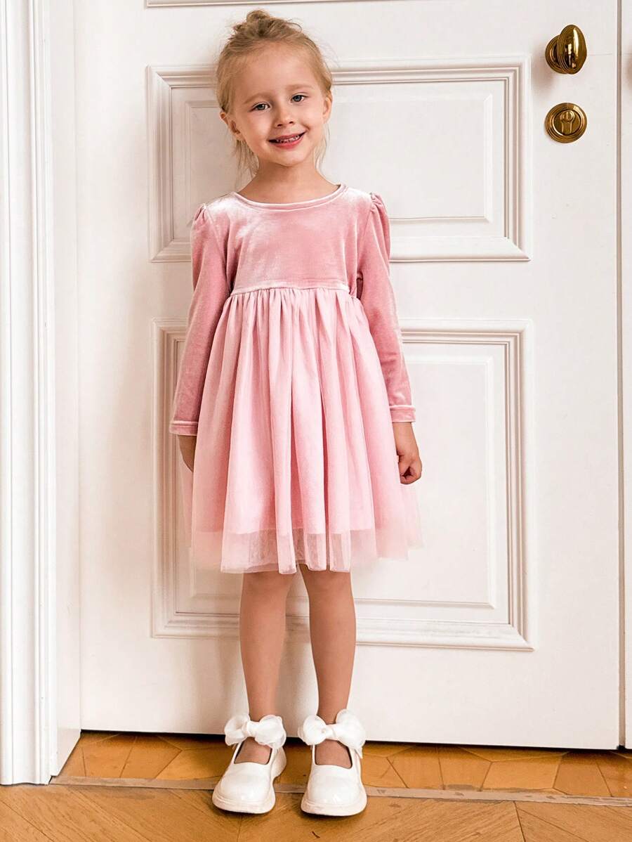 PrepCrw Vestido tejido de manga larga holgado con estilo académico de bloques de color para niñas jóvenes en otoño/invierno, de vuelta al colegio
