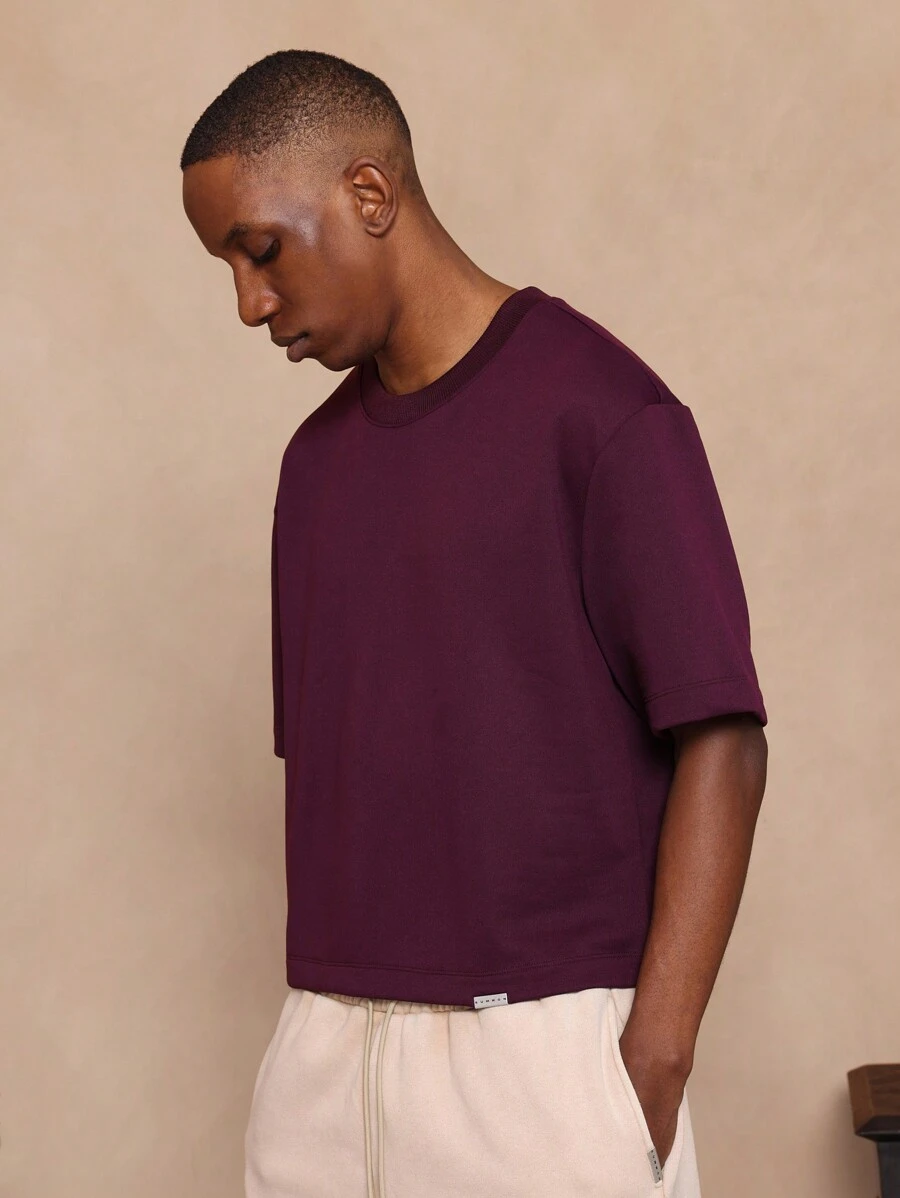 SUMWON Crop Fit Premium Heavyweight Essential Tee