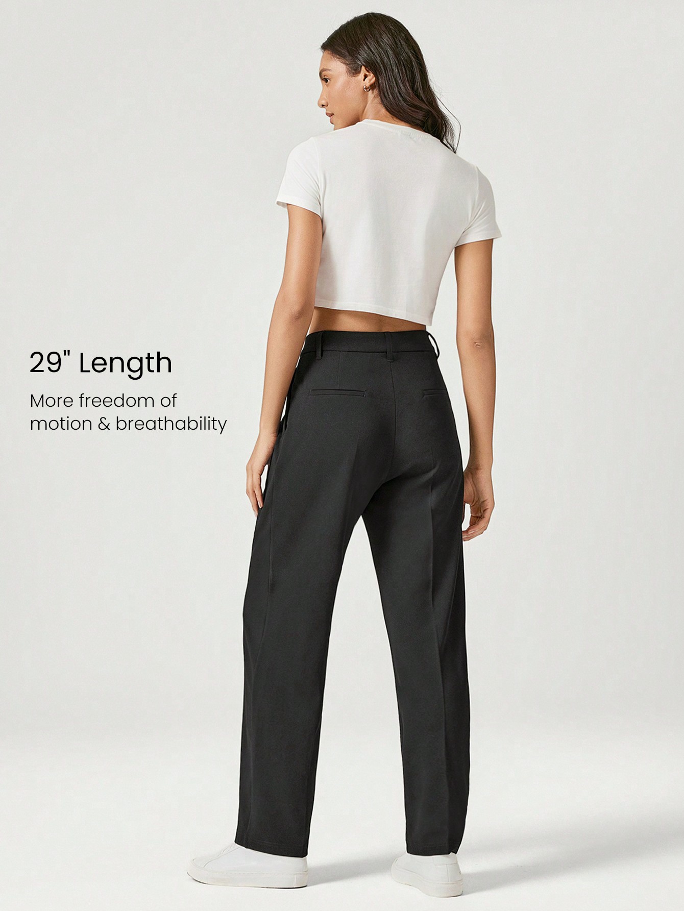 smile　　NORDISK WORK PANTS WIDE 46 Xyxonk Work Pants for Women 2025 Trendy High Waist Wide Leg