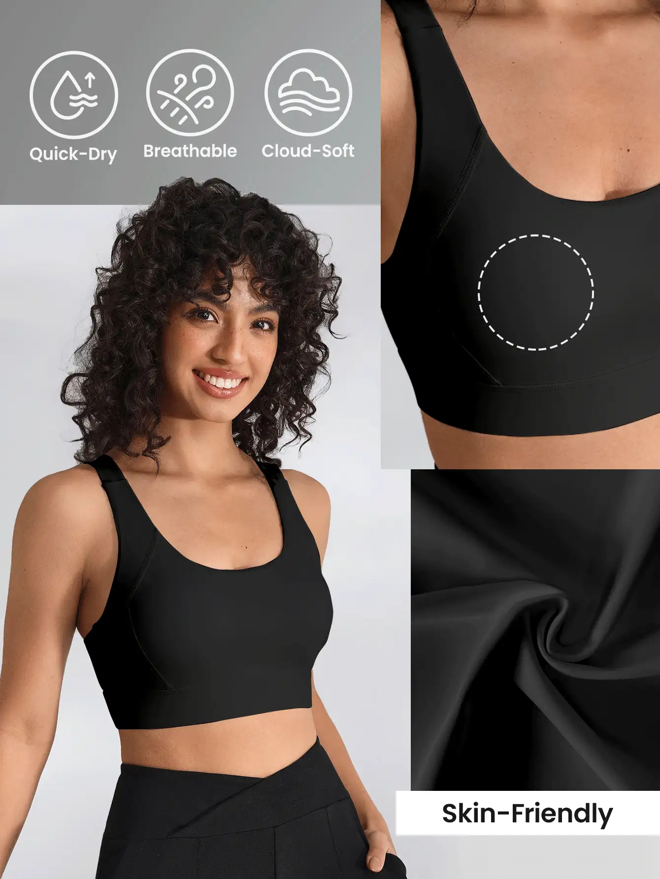 Activina Women Soft And Skin-Friendly Fashionable Shockproof Sports Underwear With Elasticity