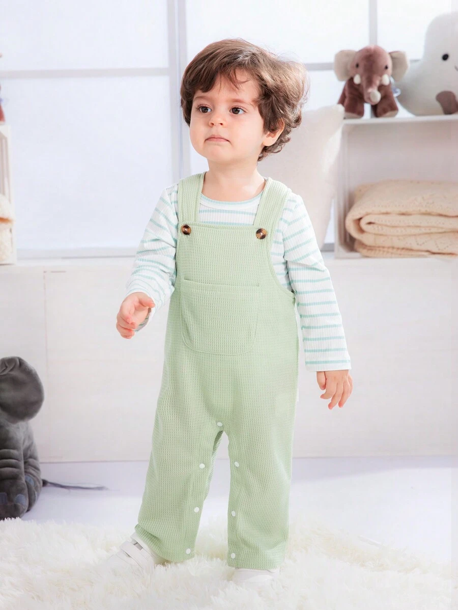 Comfortable Overalls For Baby Boys, Suitable For Daily Wear, Soft And Skin-Friendly Material