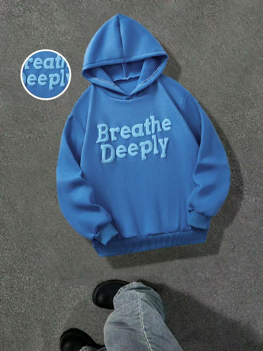 Frühling & Herbst Neue Mode Teenager Kapuzen Sweatshirt Mit Schaum Druck Brief Design