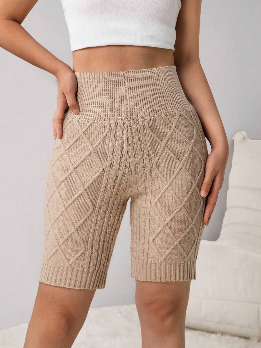 Teenager Mädchen Set aus Crop Pullover Einfarbig mit hoher Taille und Hose, Herbst/Winter