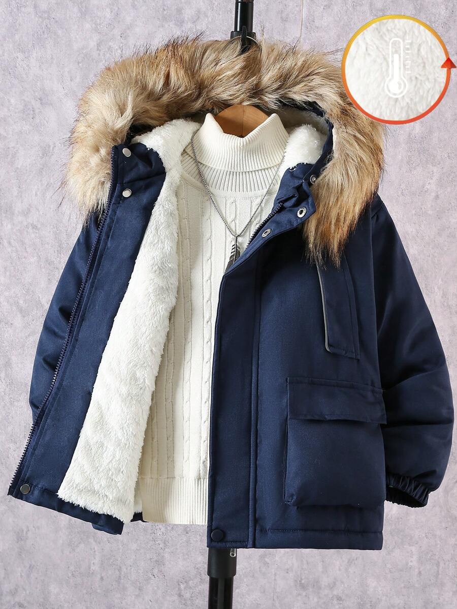 Abrigo casual para exteriores para niños preadolescentes, otoño/invierno