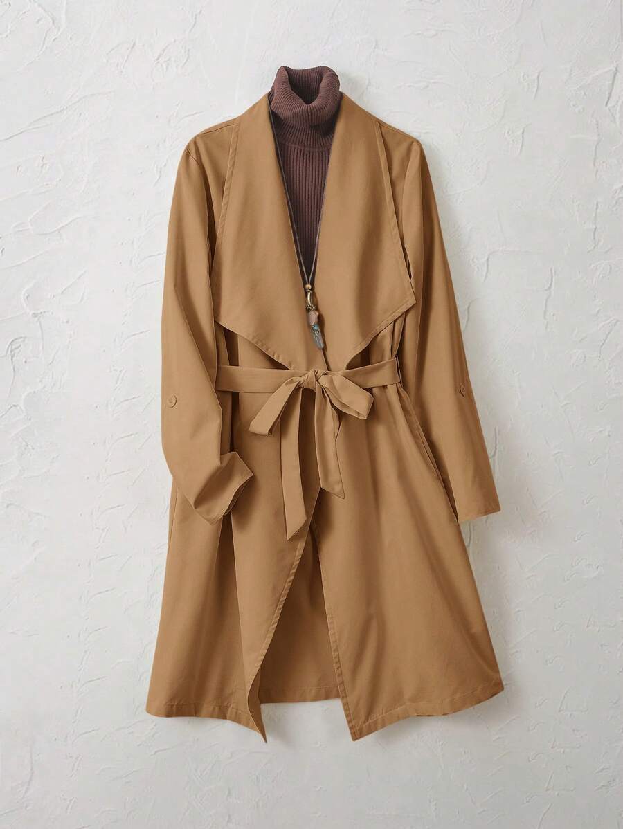 EMERY ROSE Chaqueta casual con cuello vuelto para mujeres, ropa de abrigo para el otoño