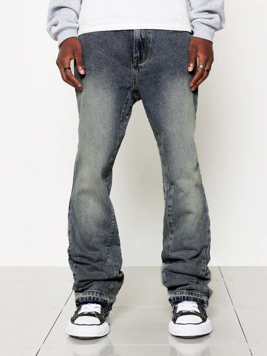 SUMWON Flare Fit Washed Jean