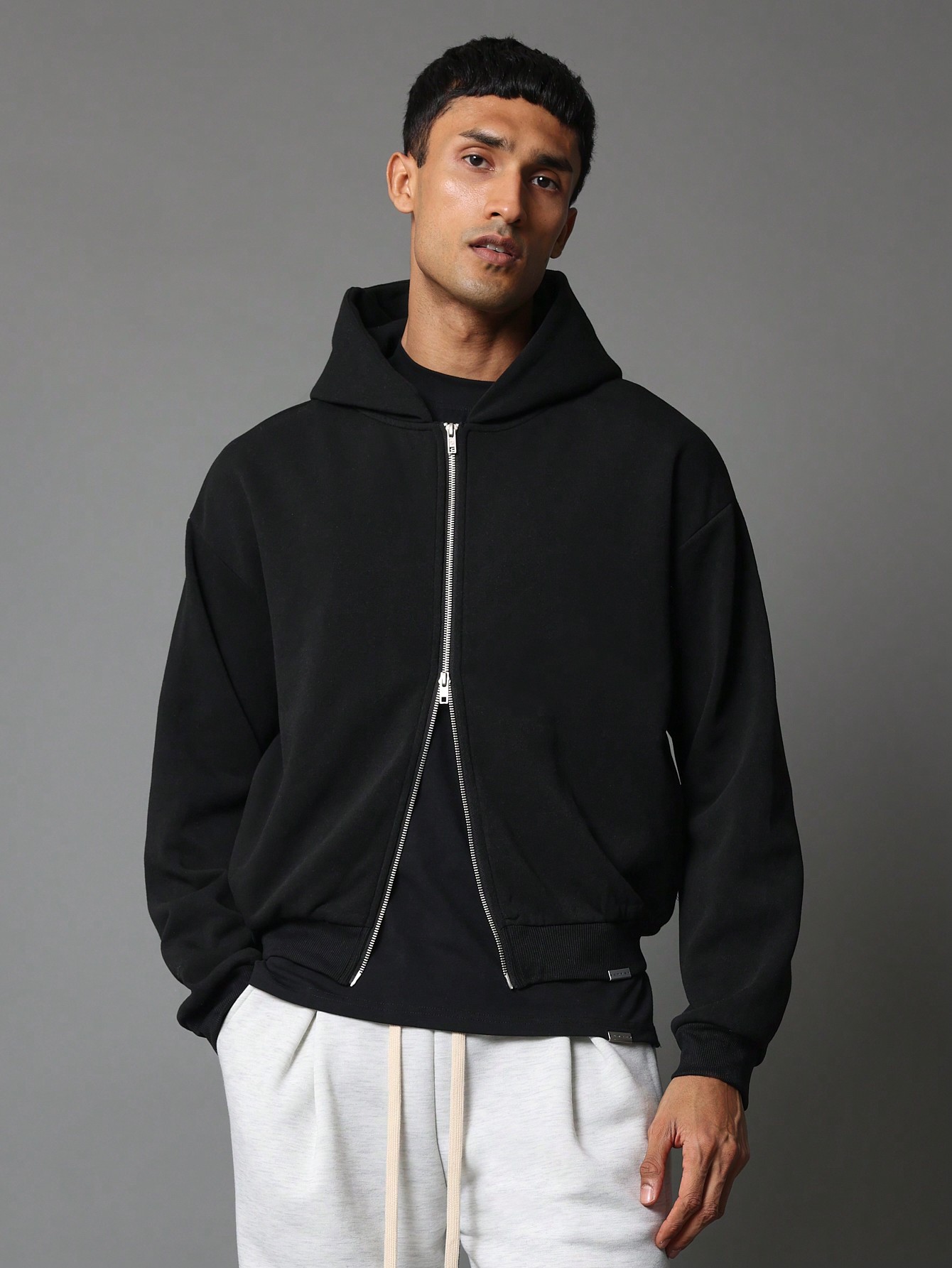 パーカー・フーディ IONSEOUL 90S Wonder Pigment Warm Hood T Heavy Weight Full Zip Oversized Hoodie|Sumwon
