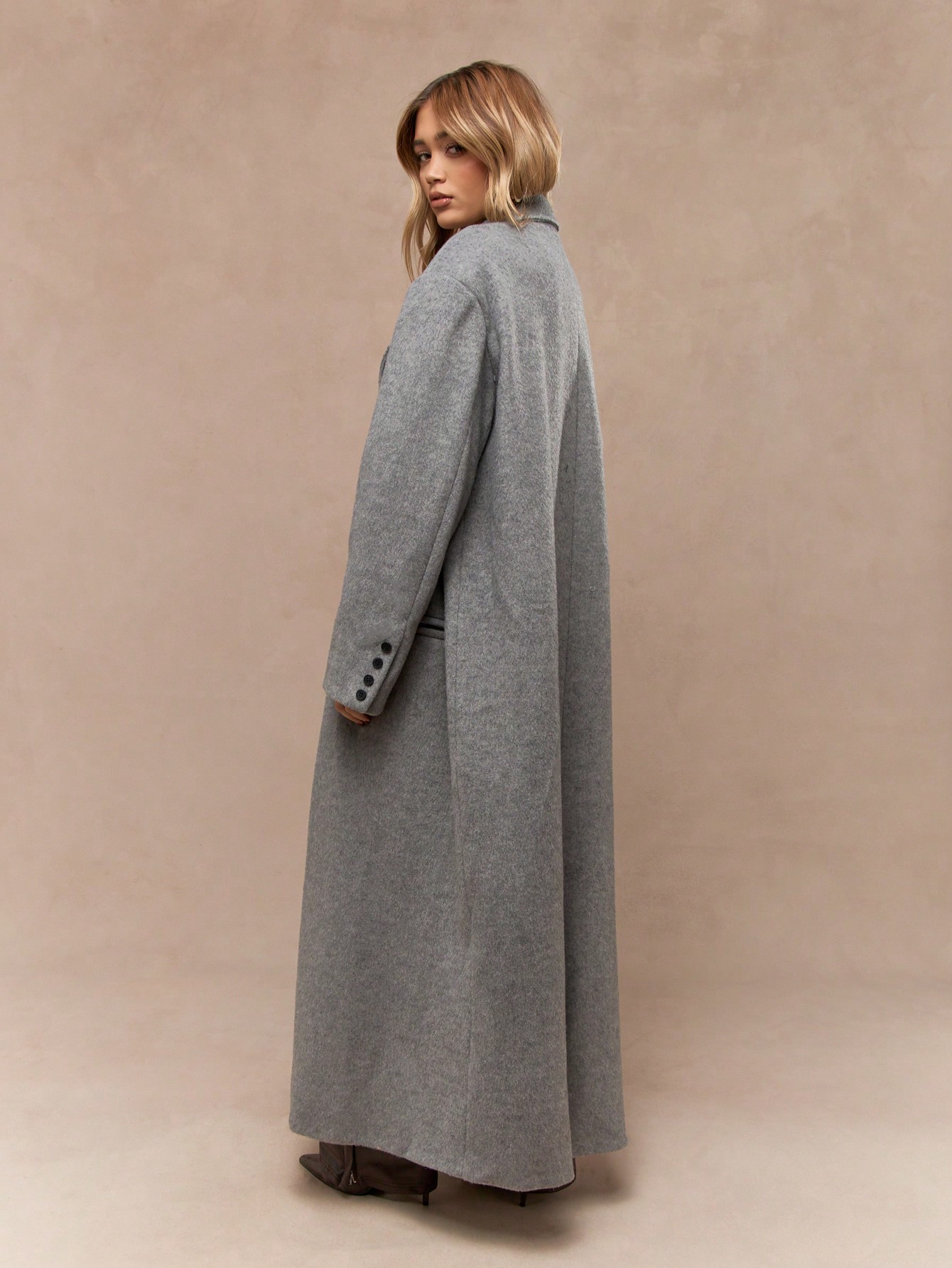 SLY ウールブレンド オーバー ミディコート　美品 SLY ウールブレンド オーバー ミディコート 美品 の 人気