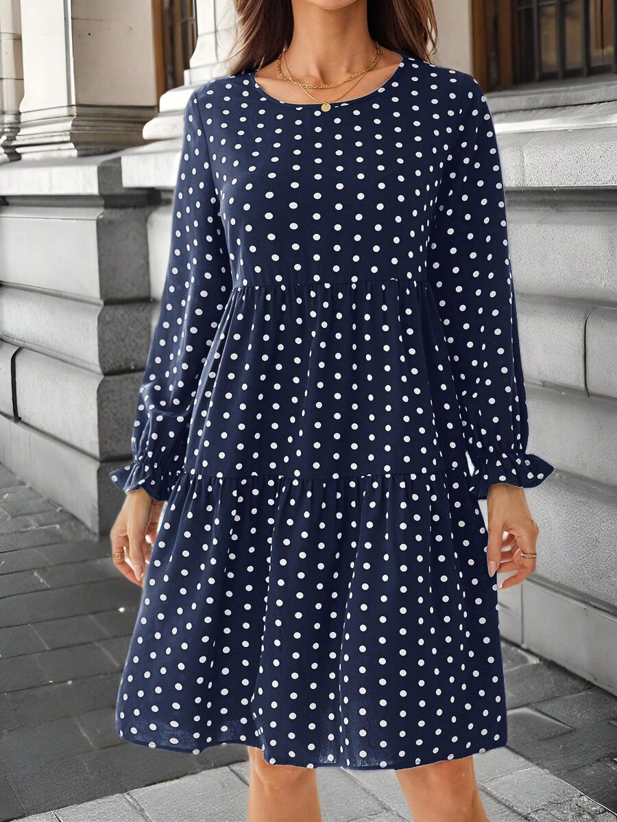 EMERY ROSE Babydoll Kawaii Long Sleeve Winter Outfits Renaissance Dress Costume For Women, Short Homecoming Mini Dress, Fall Clothing
