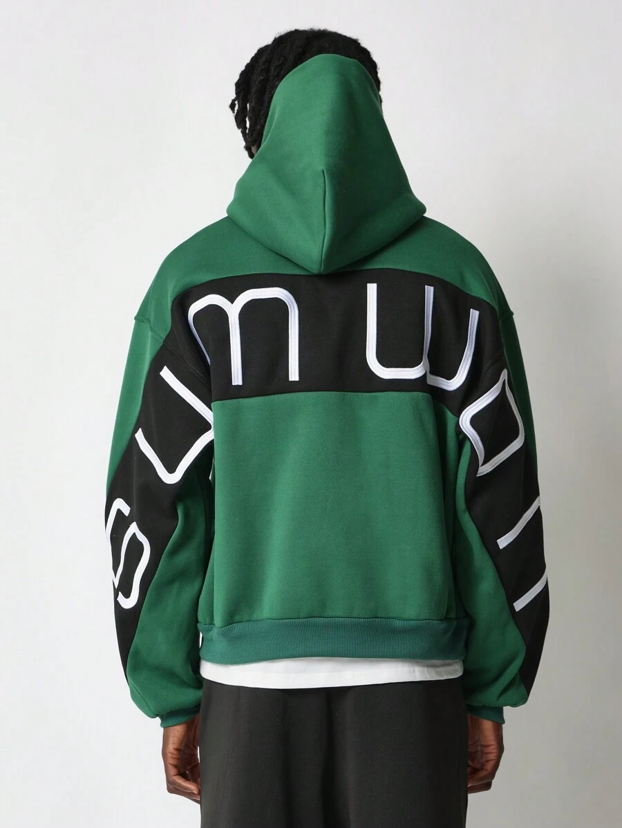 SUMWON Winter Athletic Casual Varsity Style Hoodie Sweatshirt Pullover Comfortable Fleece Letter Print Urban Streetwear Sports University Design