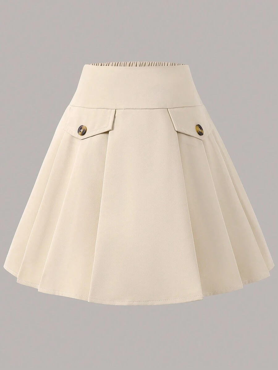 Girls Vintage A-Line Mini Skirt, Autumn/Winter