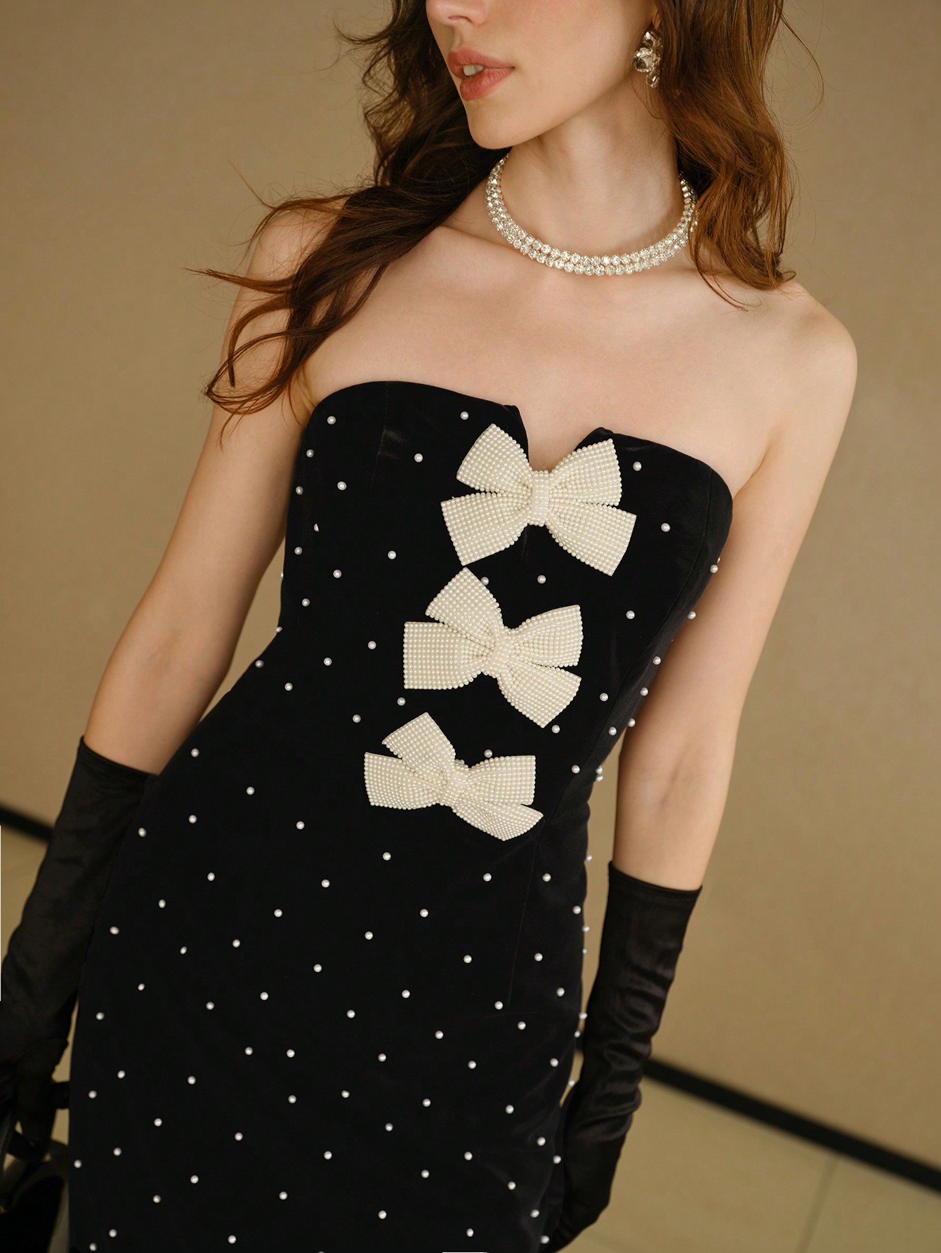 超ふわもこ猫耳付き2WAY OFF-SHOULDER TWO-TONE OUTER | NIER