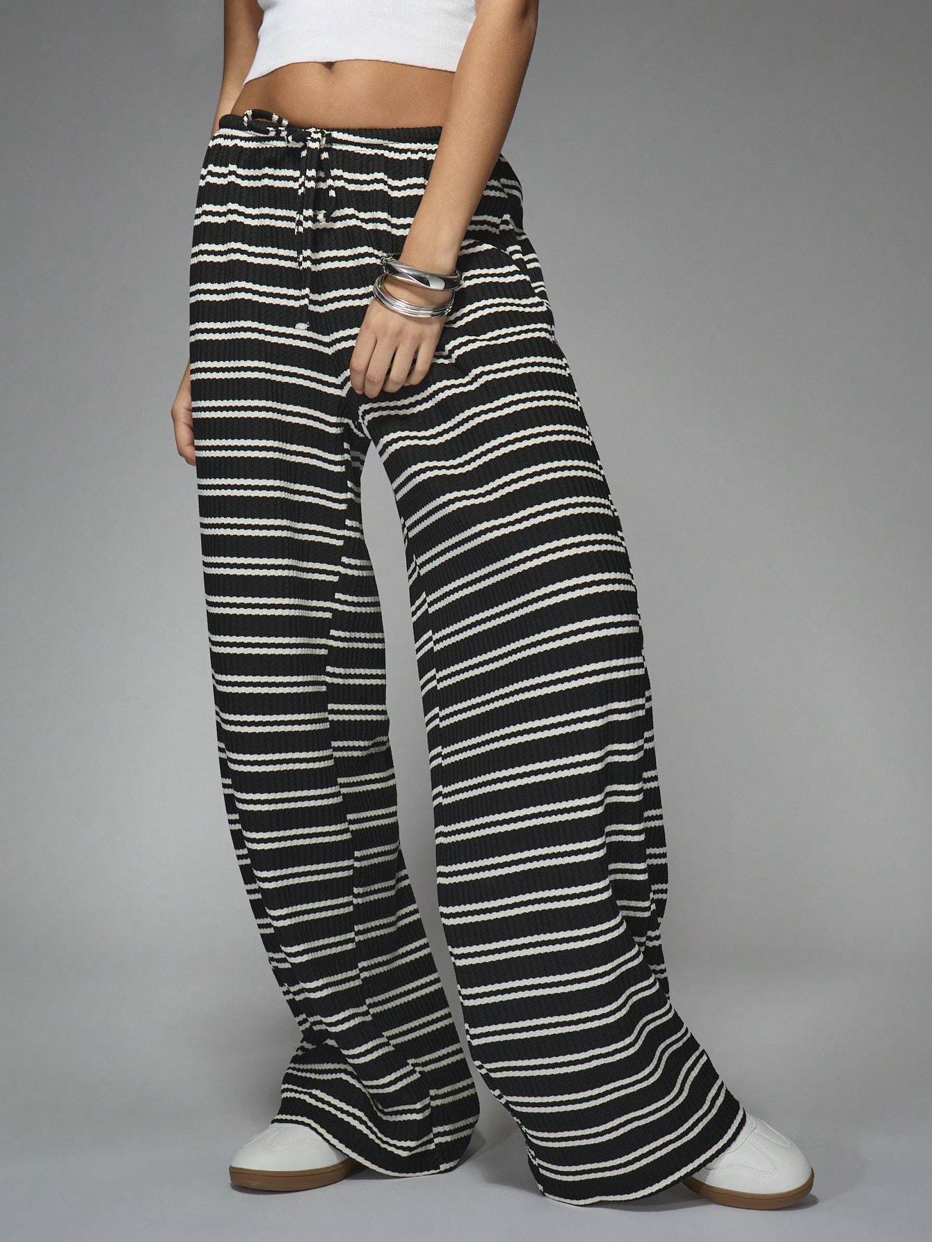 Missguided striped trousers store