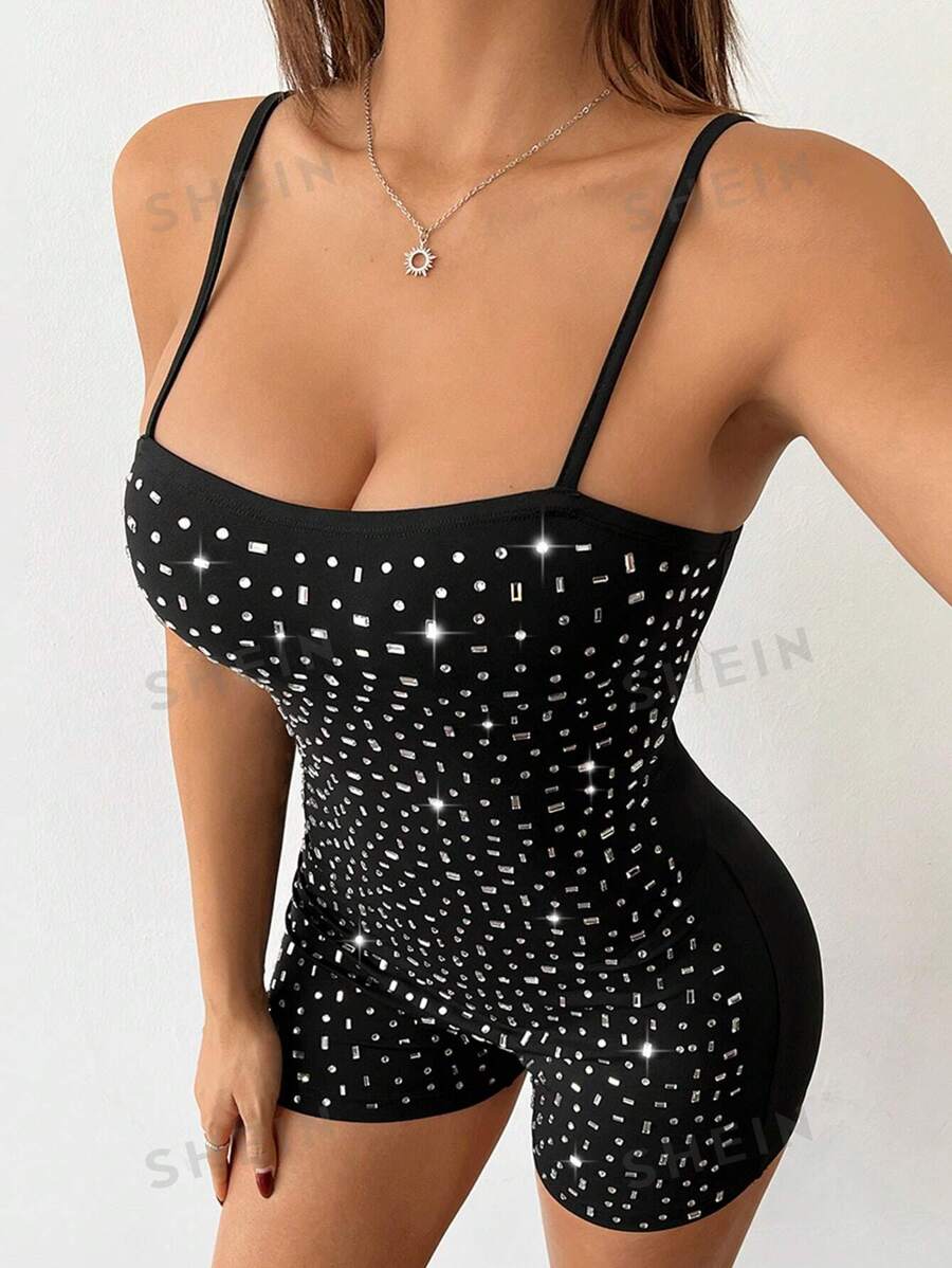 SHEIN PETITE Salidas diarias, fiestas en discotecas, monos de mujer, disfraces de concierto, disfraces de actuaciones, disfraces de festivales de música, atuendos de mujer para conciertos, atuendos de conciertos de country, tops de club, atuendos sexy