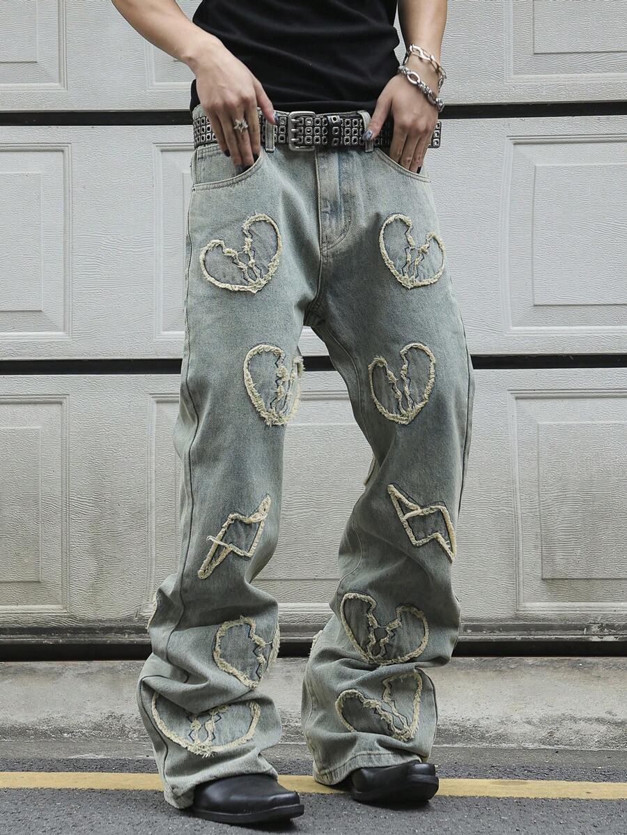 Manfinity EMRG Men's Casual Denim Jeans, Minimalist Everyday Wear