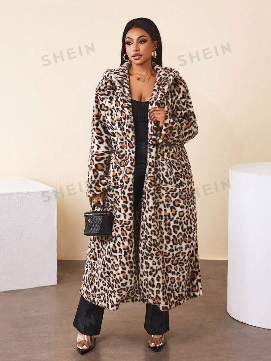 BamGleam Chaqueta con capucha de estampado de leopardo de manga larga para hombre, uso casual diario