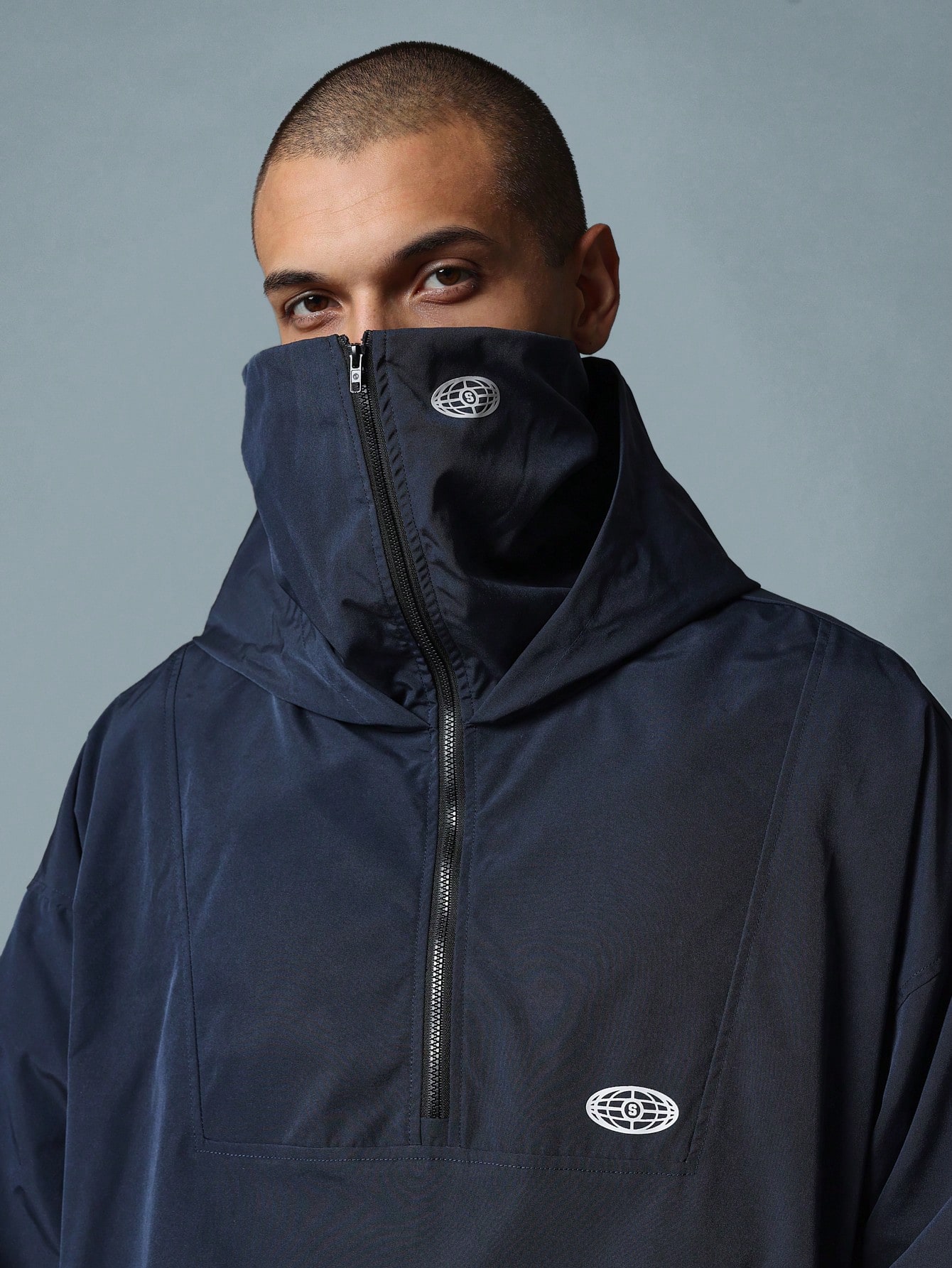ウォーキング・ランニングウェア 2LINE OVERSIZE TRACK JACKET NAVY SETUP apparel_tops_undefeated_2-toNE