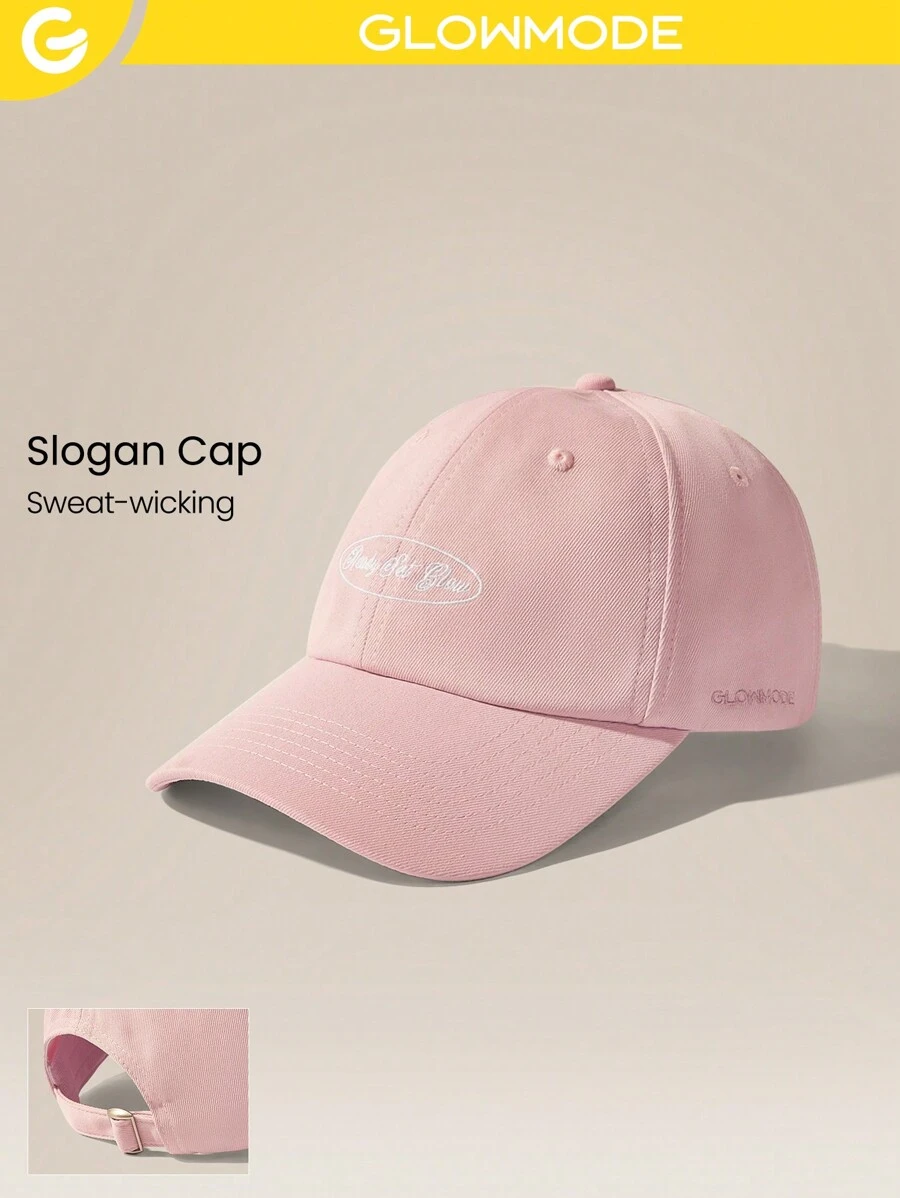 GLOWMODE 1pc Prestatie Zweetband Verstelbare Achterkant Sluiting Baseball Cap Met Logo Geborduurd Dagelijks Casual Training Gym