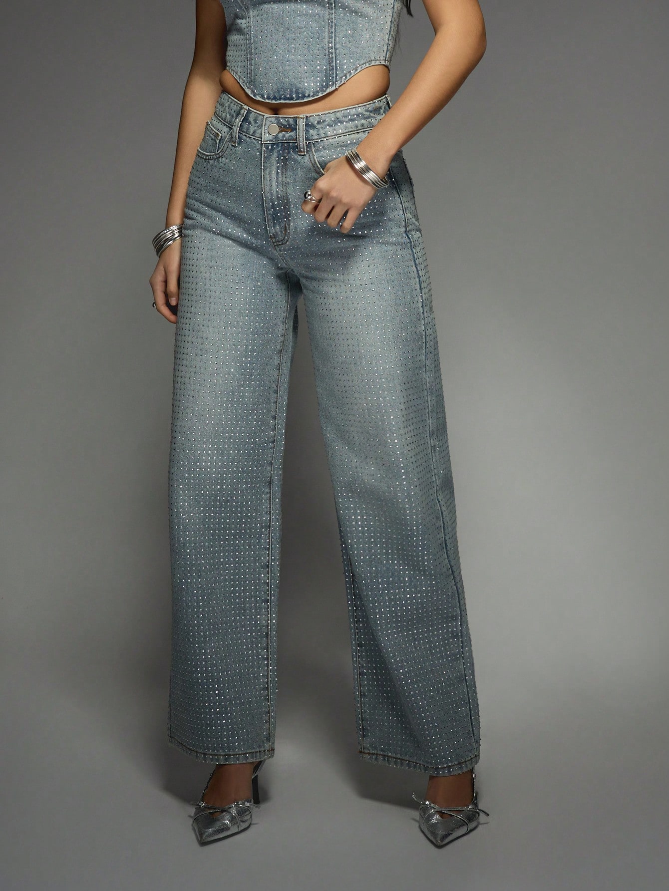バ*ス様 Gypsophila Hot Diamond Belt Jeans i バ*ス様 Gypsophila Hot Diamond Belt Jeans i - メルカリ