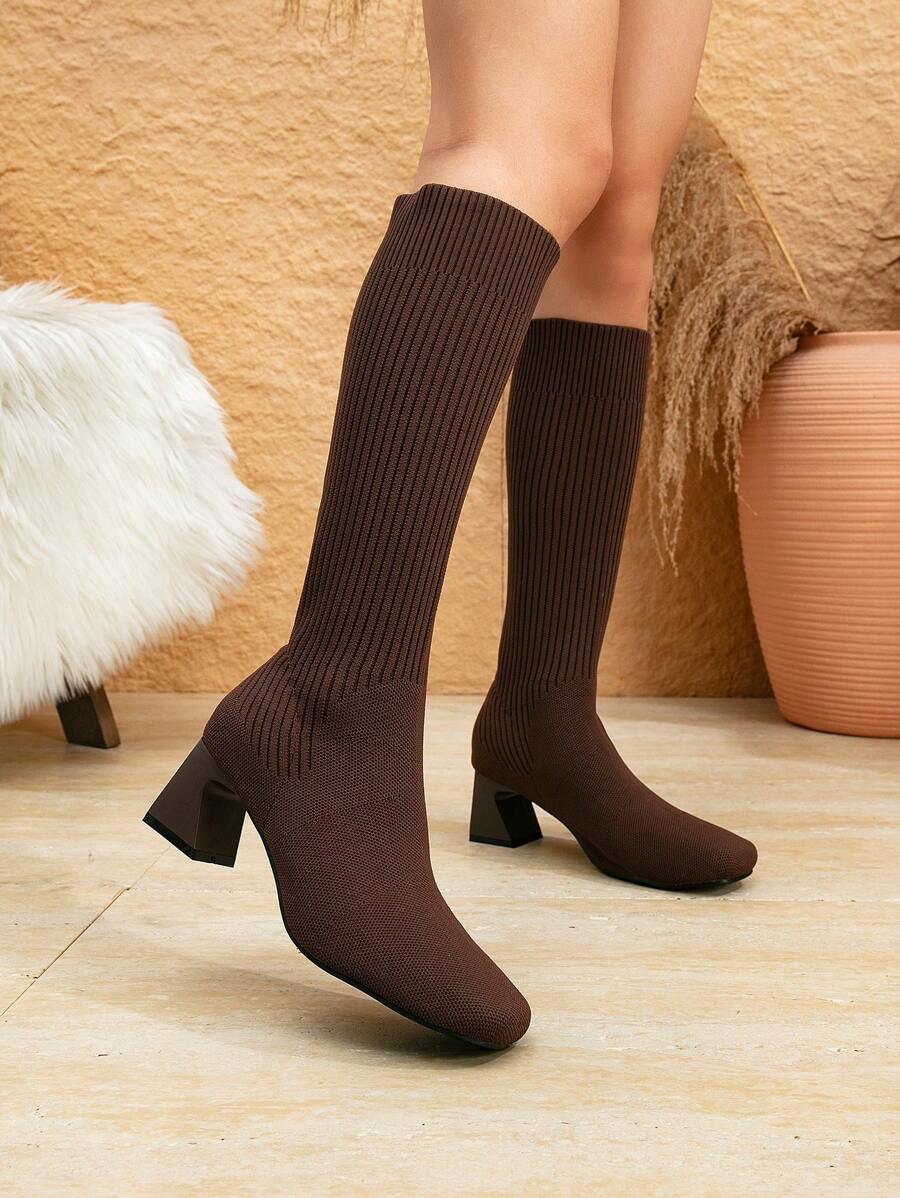 CUCCOO BASICS Mid-Calf Boots, Simple And Fashionable Casual For Everyday Wear