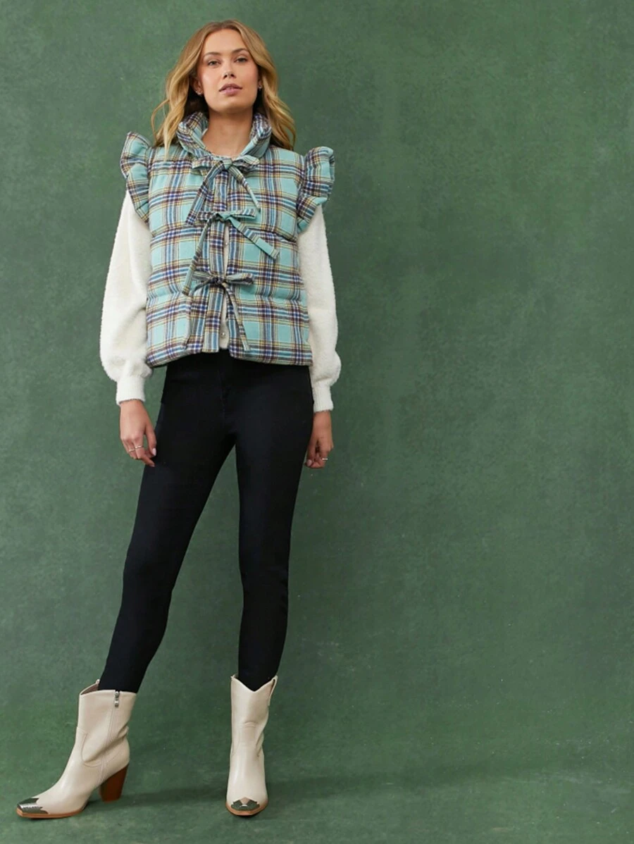 WESTFADE Winter Holiday Party Christmas New Years Eve Going Out Premium Denim Ultra High Rise High Waisted Stretch Fitted Skinny Jeans