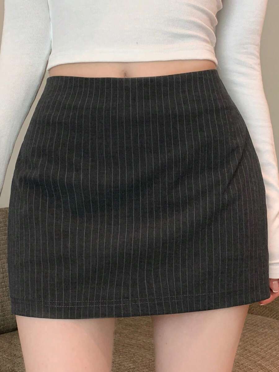 DAZY Women Solid Color Low Waist Super Short Mini Skirt Prom Skirt