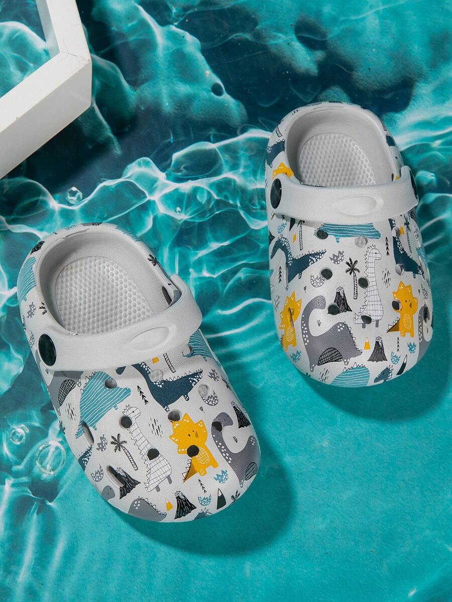 Toddler Boys' Comfortable Fashion Breathable Casual Cute Hollow Slippers, Suitable For Summer And Autumn