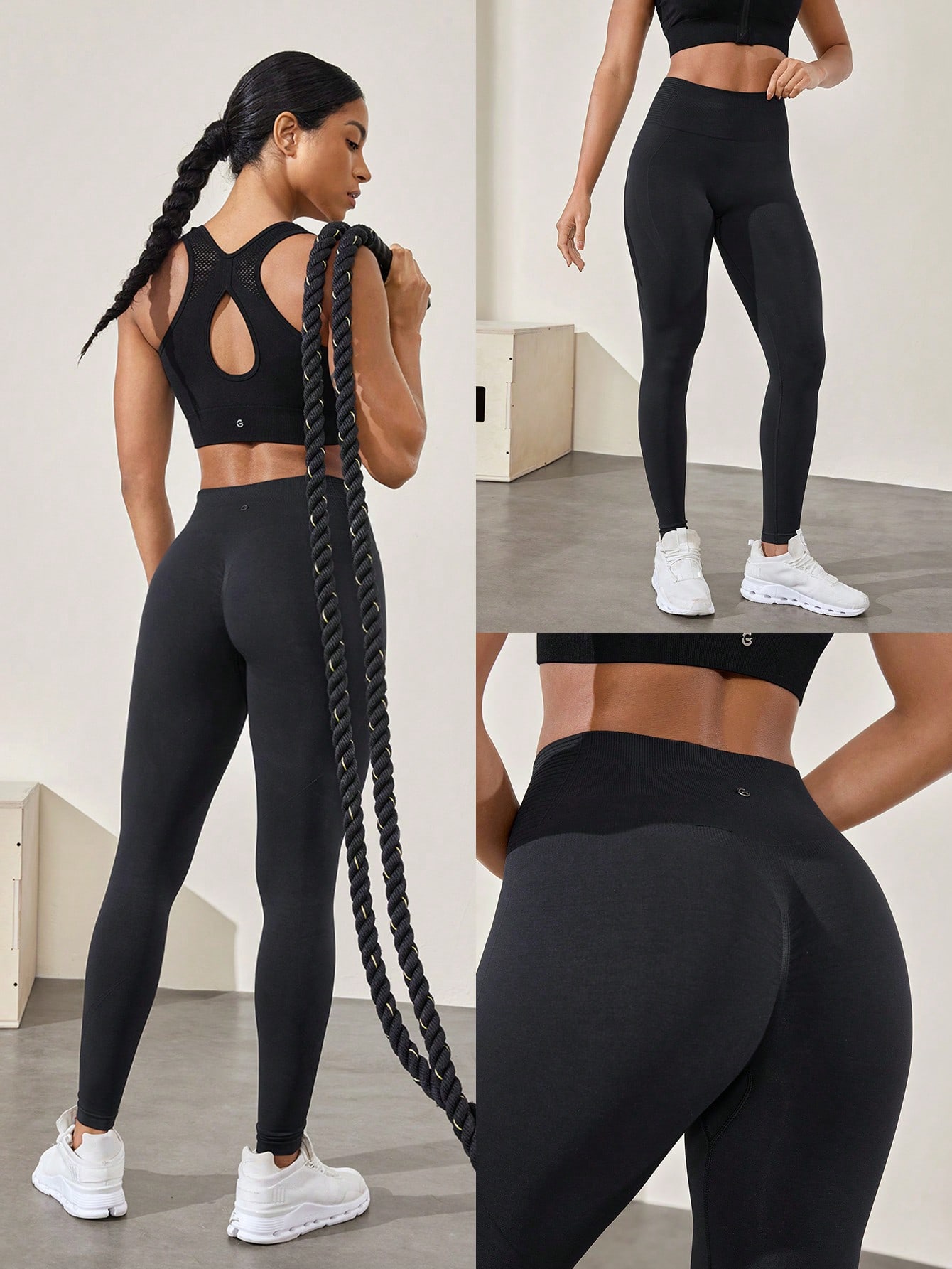 ブラックフライデーaloYOGA ハイウエストレギンス(JPXS)レーズンネッツ 26