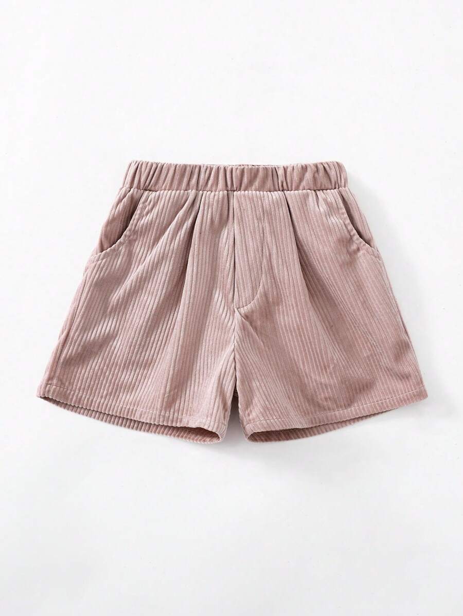 PrepCrw Pantalones cortos sueltos de tejido elástico para niñas jóvenes