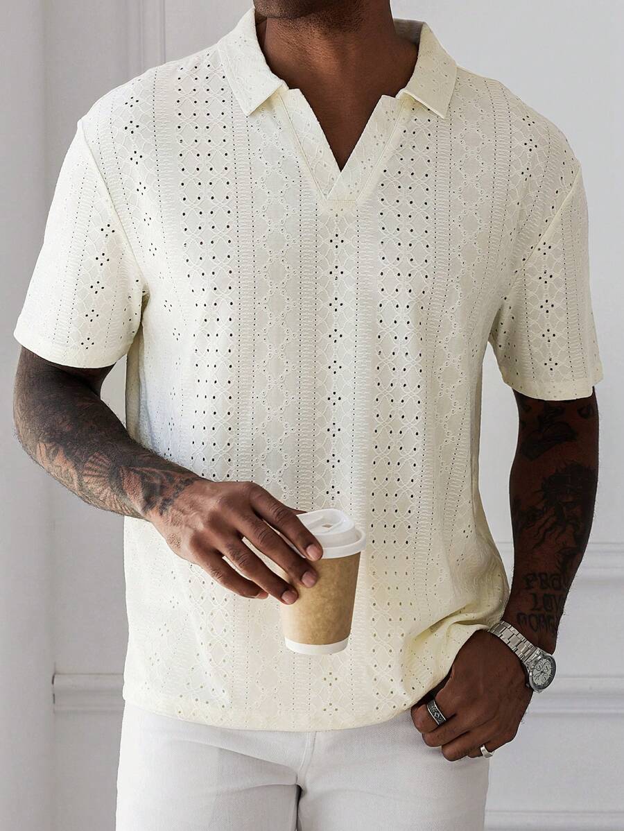 Manfinity CasualCool Męska prosta koszulka POLO z krótkim rękawem, casualowa/do pracy