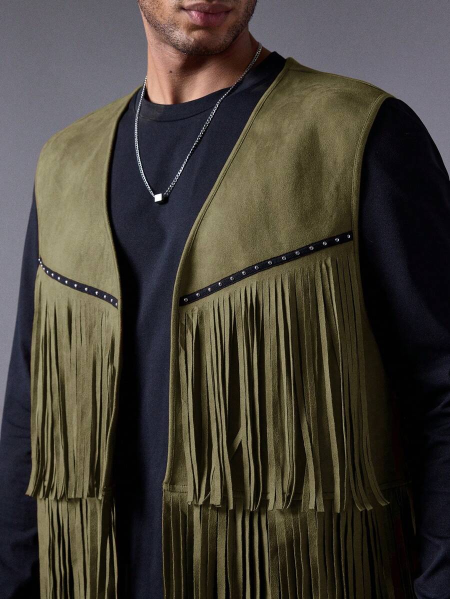 Manfinity AFTRDRK Men's Fashionable Everyday Casual Slim Fit Luxury Bomber Jacket, Deep Khaki Color