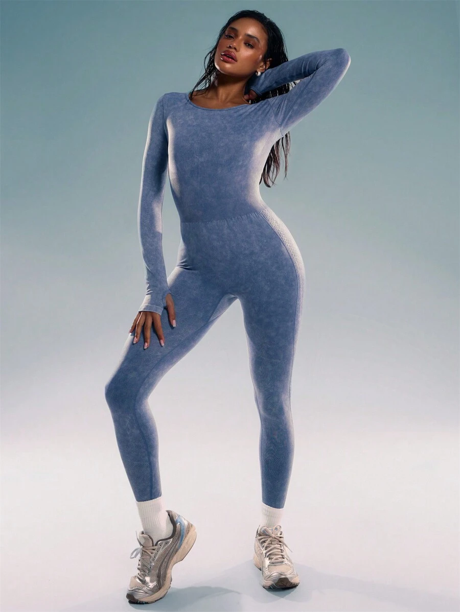 Musera Sport Long Sleeve Crew Neck Unitard
