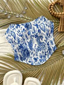 Azul y blanco