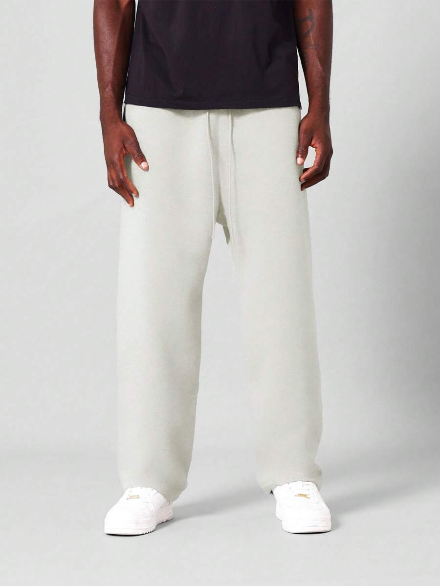 SUMWON Plus Size Drop Crotch Essential Sweatpants Athleisure Winter Loungewear Comfort Fit Athletic Pants Workout Gym Training Casual Sports Bottoms