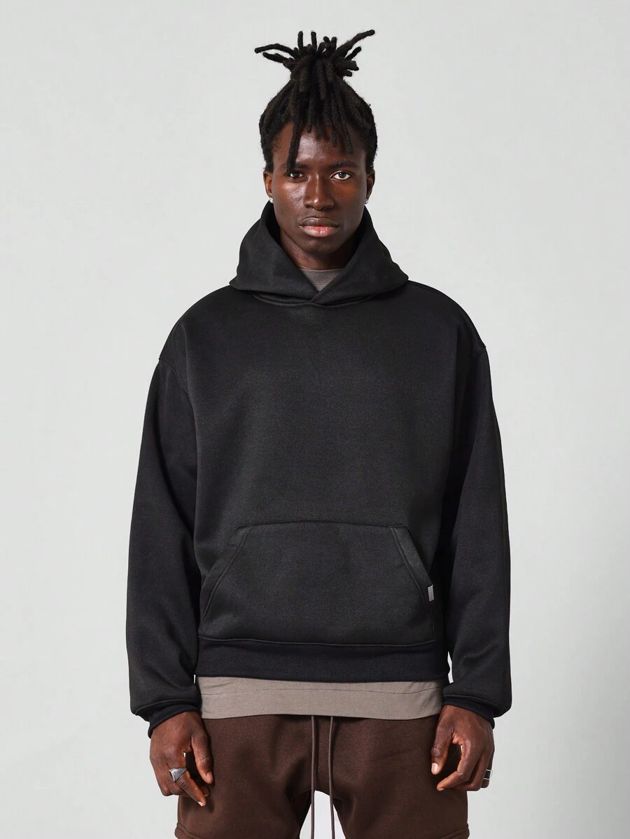 SUMWON Heavyweight Winter Premium Pullover Athletic Hoodie With Single Kangaroo Pocket Oversized Fit Streetwear Sweatshirt Jumper For Fall