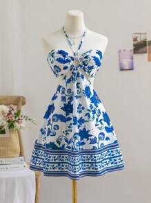 Azul y blanco