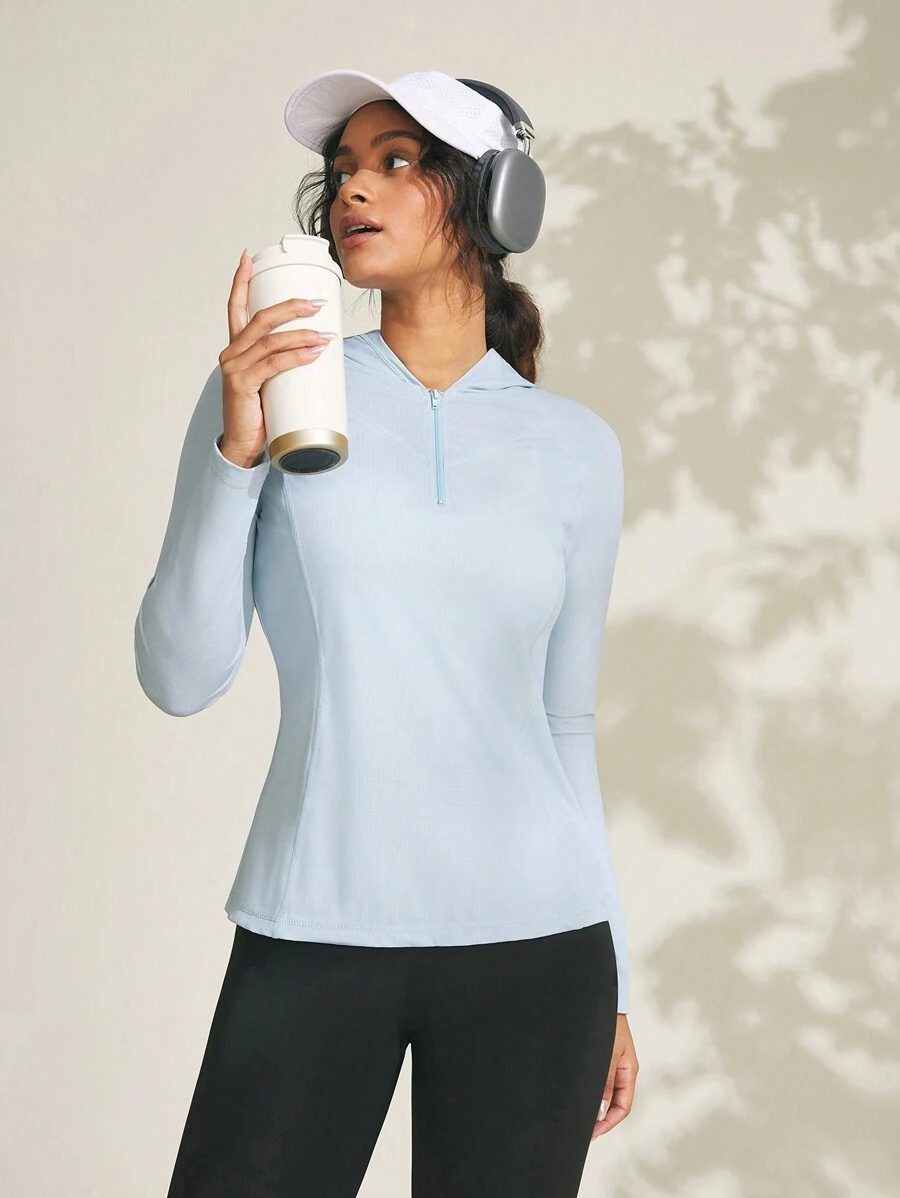 Abbigliamento da esterno urbano, felpa morbida e altamente elastica per l uso all aperto da donna