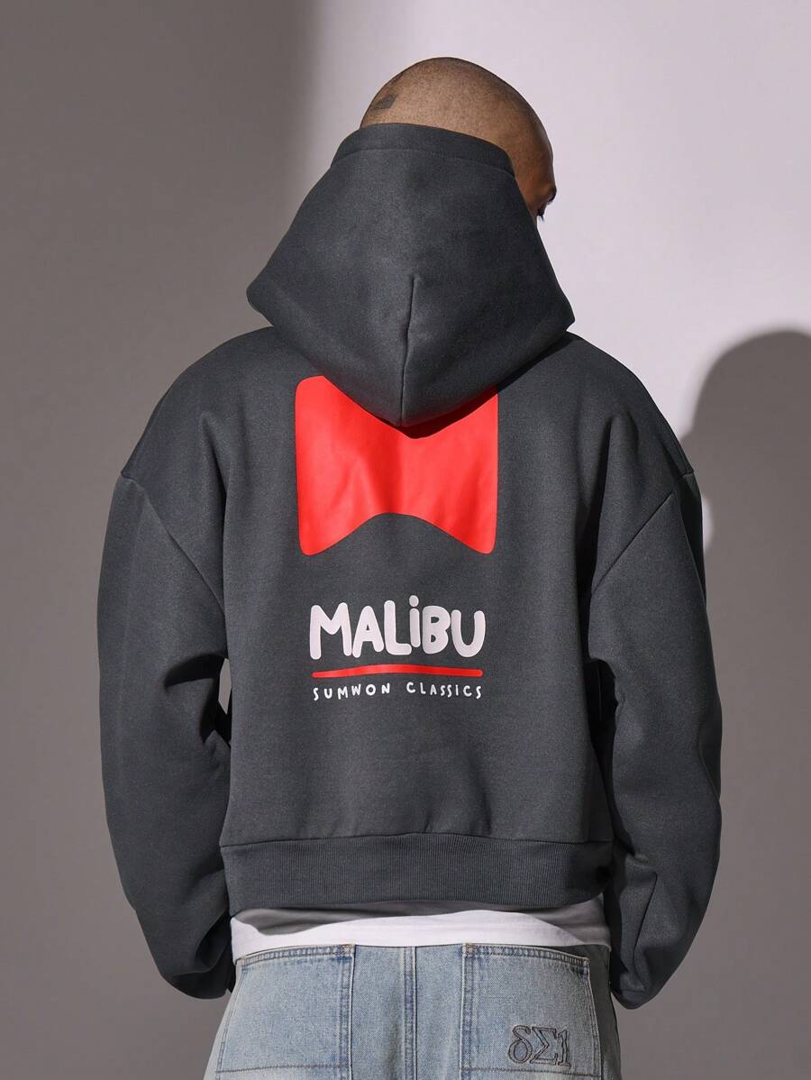 SUMWON Malibu Sumwon Classics Streetwear Hoodie Premium Urban Fashion Athletic Sweatshirt With Retro Bow Design Fall Winter Pullover