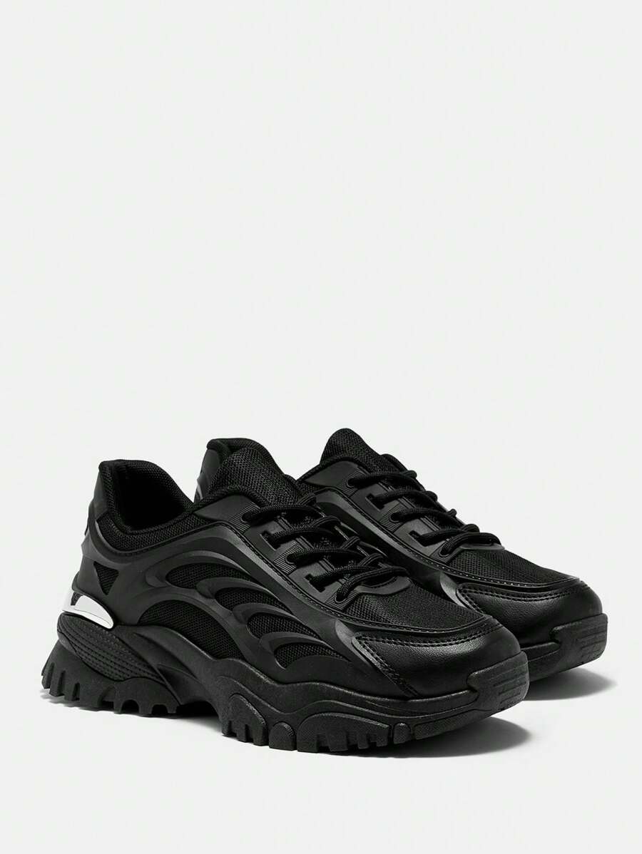CUCCOO CURVES Outdoor Anti-Slip Breathable Casual Fashion Chunky Sole Chunky Sneakers For Women, Stylish Sports Shoes Spring Shoes Spring Break Easter