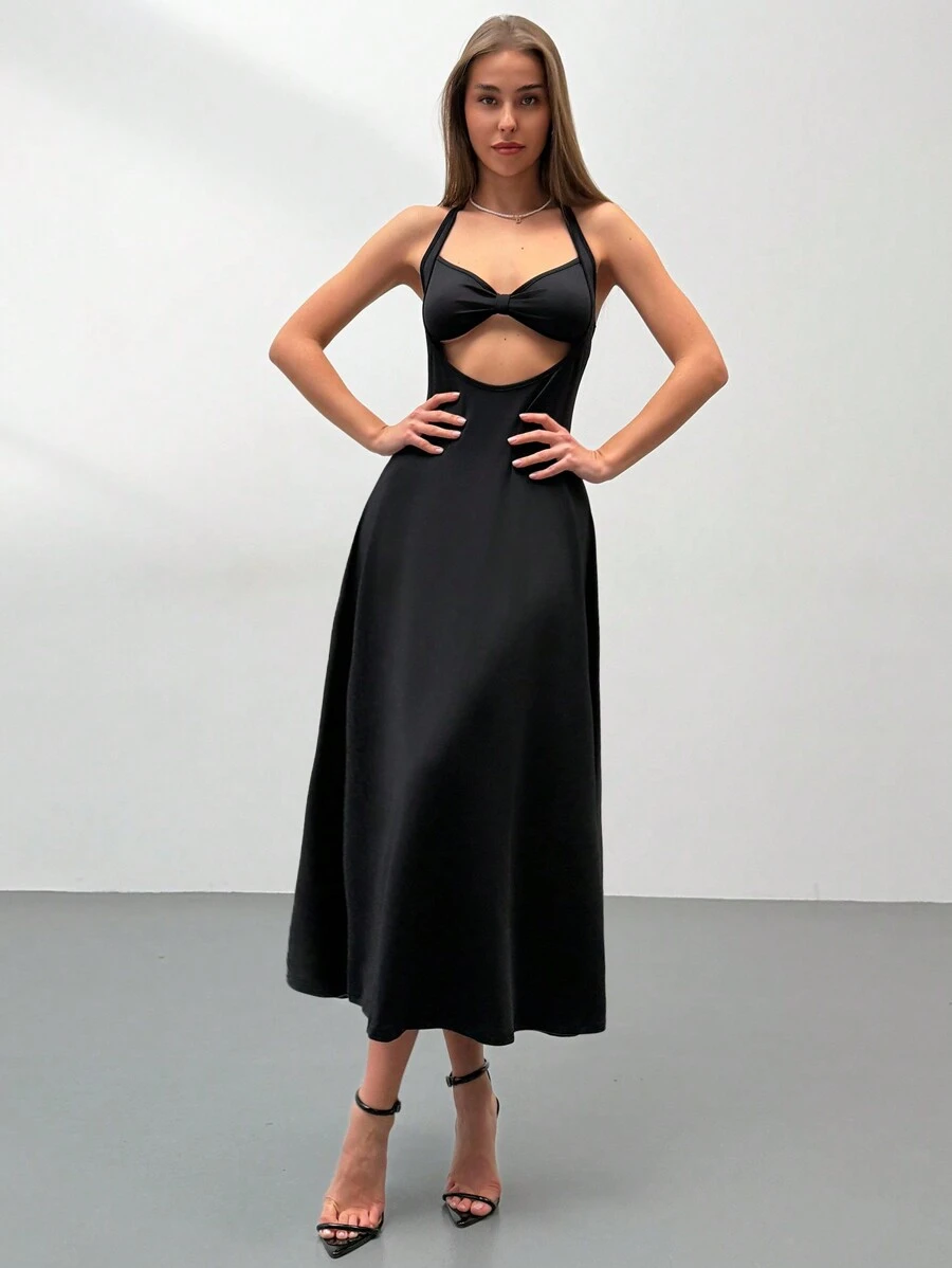 Aloruh Women's Long Casual Dress - Minimalist, Fashionable For Everyday Wear
