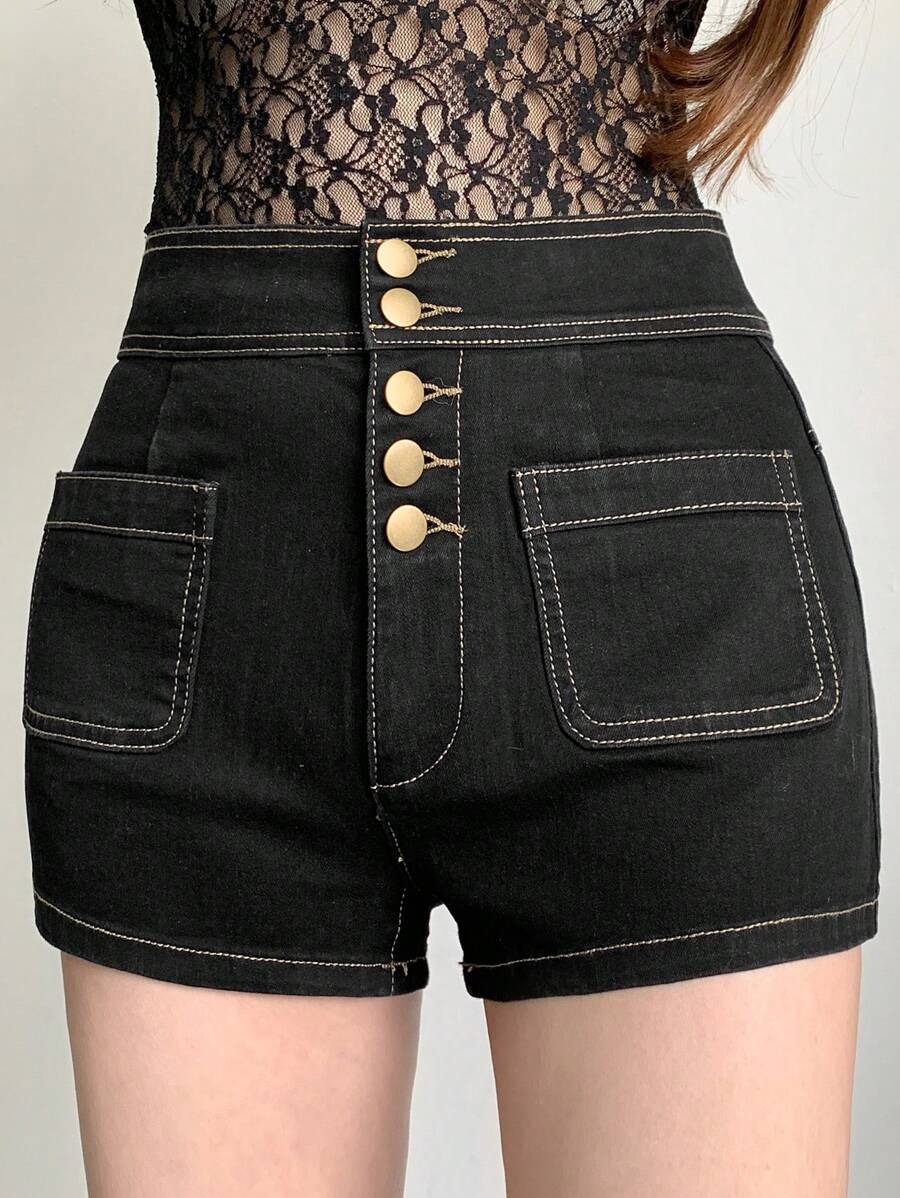 DAZY Women's Comfortable Loose Casual Denim Shorts, New Summer Design