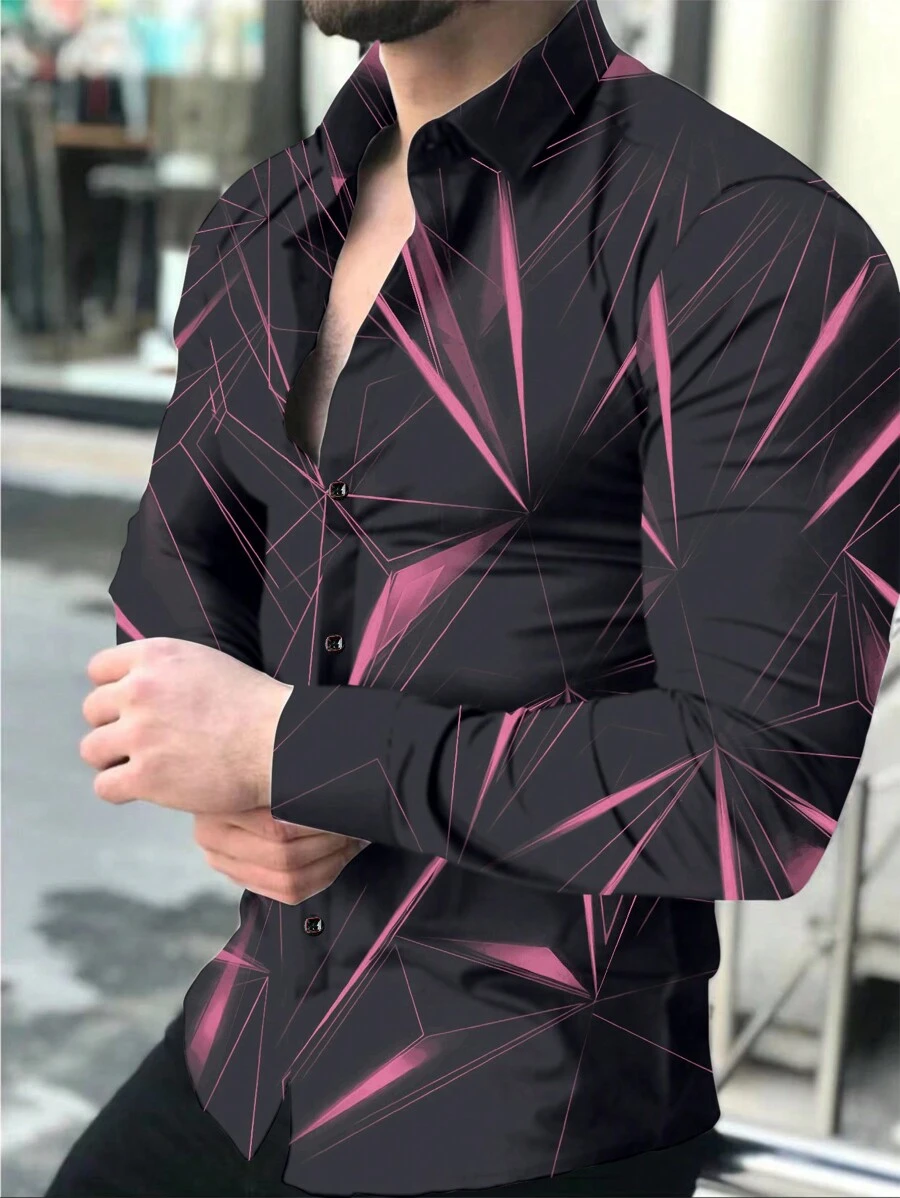 Manfinity LEGND Long Sleeve Casual Shirt, Minimalist Fashion For Everyday Wear