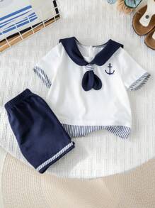 Blue and White